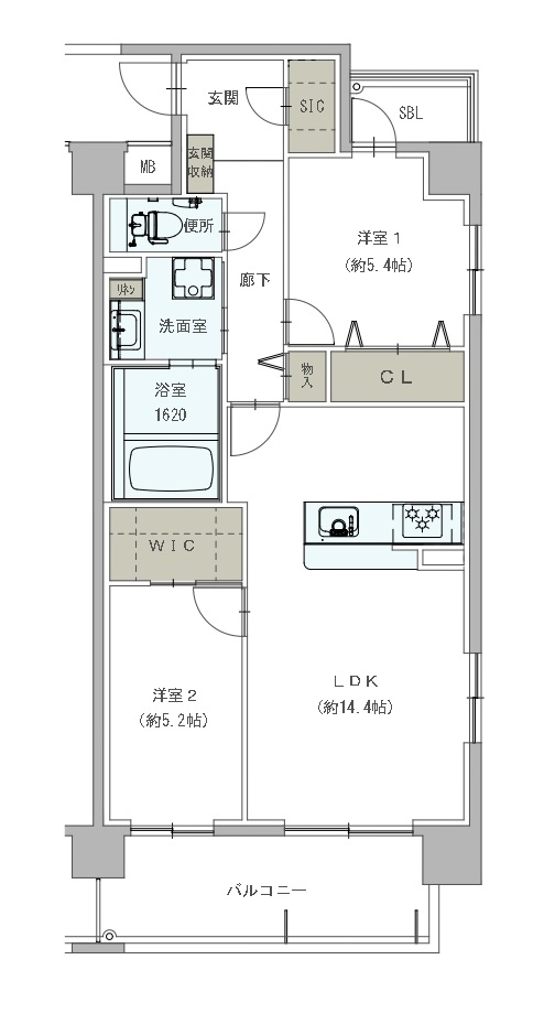 THE GRAND CLASSの間取り