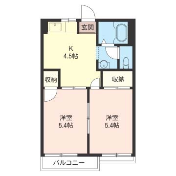 ドミール花園の間取り