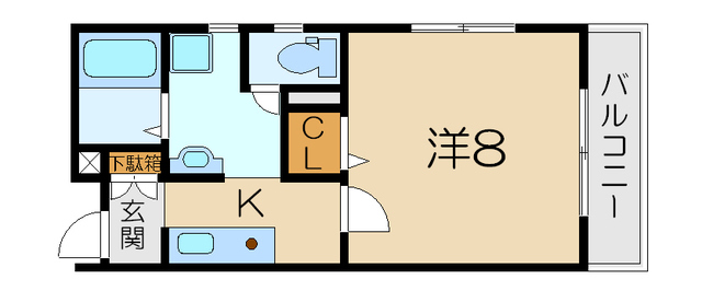 シティマンション八日市の間取り