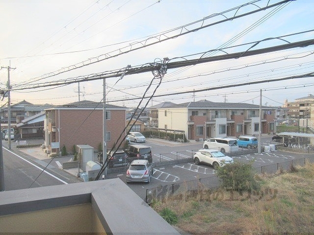 【甲賀市水口町高塚のアパートの眺望】