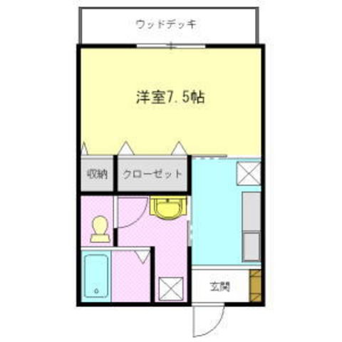 コーポアーカンソナの間取り