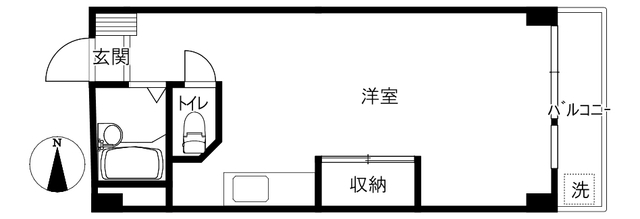 御荷川ビルの間取り