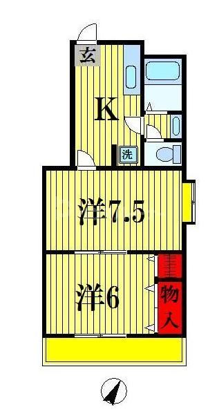 中川ビルの間取り