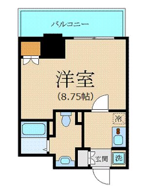 プラーズタワー東新宿ビルの間取り