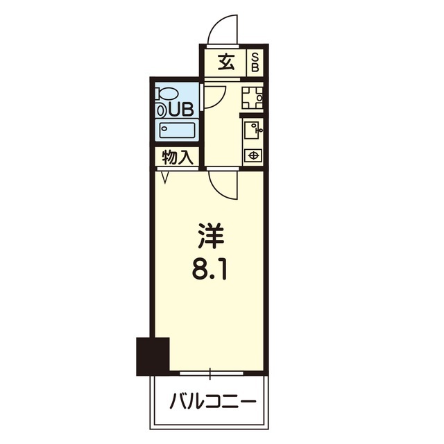 【トーカンキャステール九品寺の間取り】