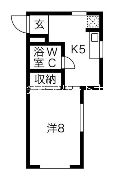 【メゾンセビヤンの間取り】