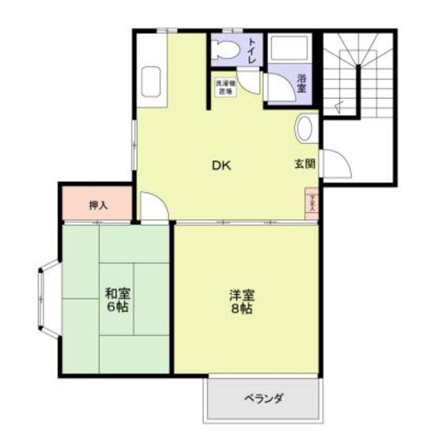 ダイヤコーポ咲が丘の間取り