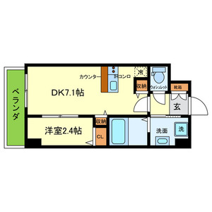 伊丹市千僧のマンションの間取り