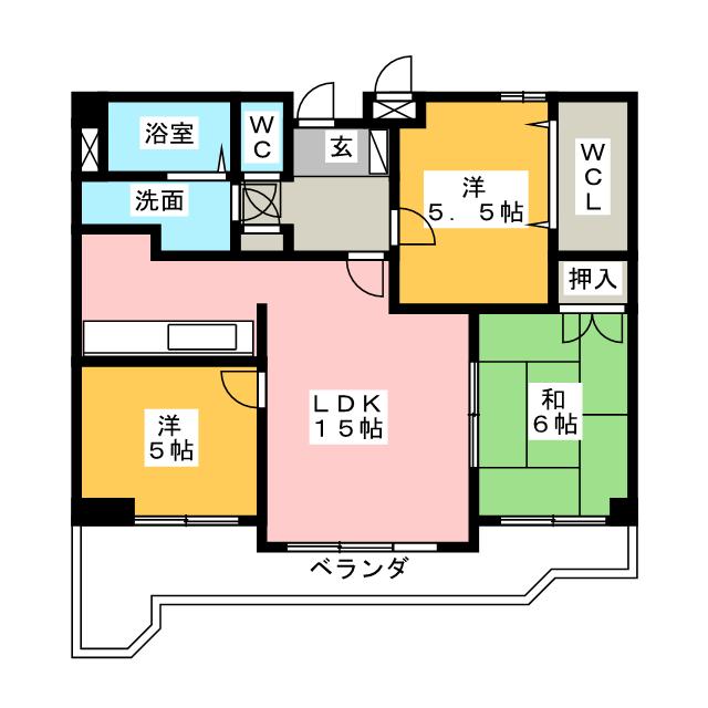 アピエス瀬戸末広町の間取り