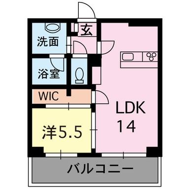 Ｌｅｓｔｉａ坪井の間取り