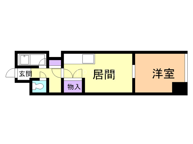 パワービル大麻駅前の間取り