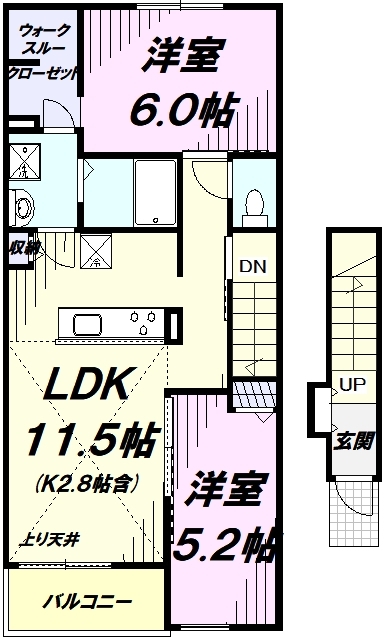 クラール・シェーネの間取り