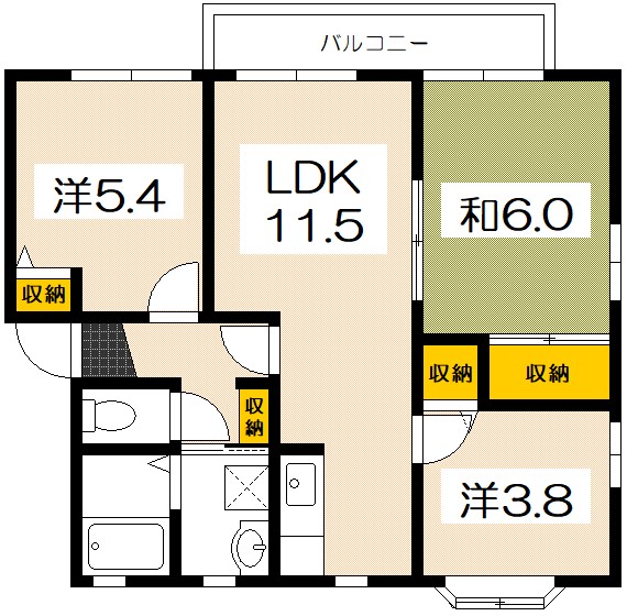 ミントハウスの間取り