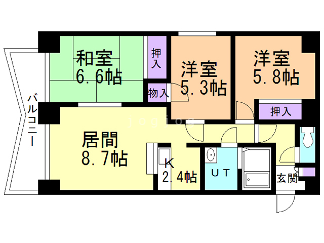 【サイラム雅の間取り】