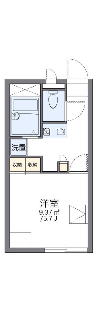 レオパレスミモザの間取り