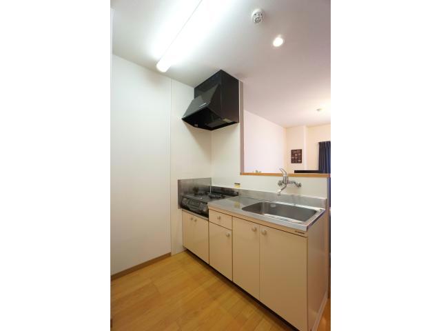 キッチン　2口ガスコンロ付き