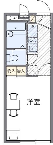 蓮田市大字川島のアパートの間取り