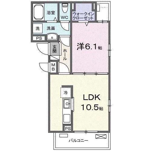 ウィンクルム田島IIの間取り