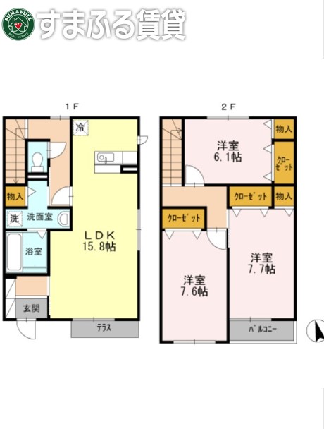 マイスター芳川の間取り