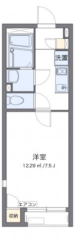 北九州市門司区社ノ木のアパートの間取り