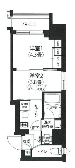 アイルプレミアム駒込の間取り