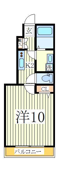 白井市根のアパートの間取り