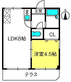 ベルハイツ所沢の間取り