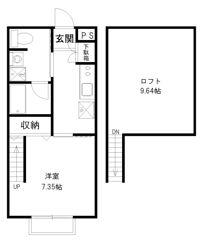 ブランドール高坂の間取り