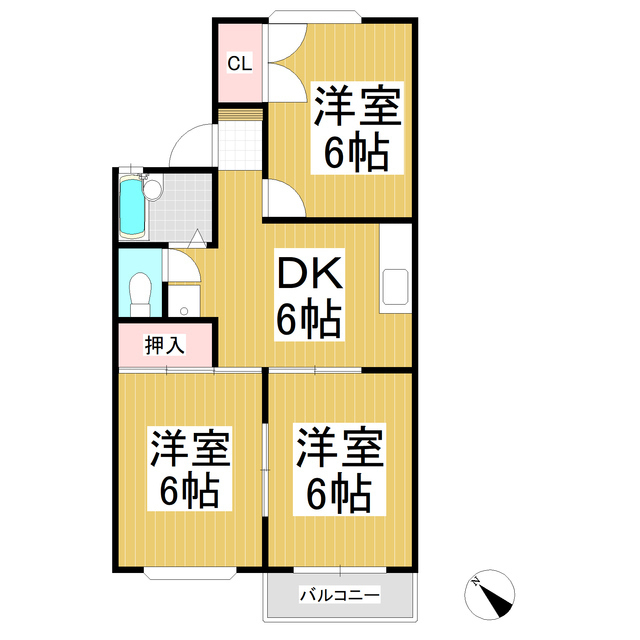 サンフラットの間取り