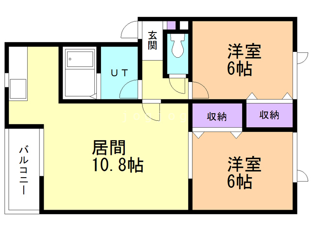 カーサ西町の間取り