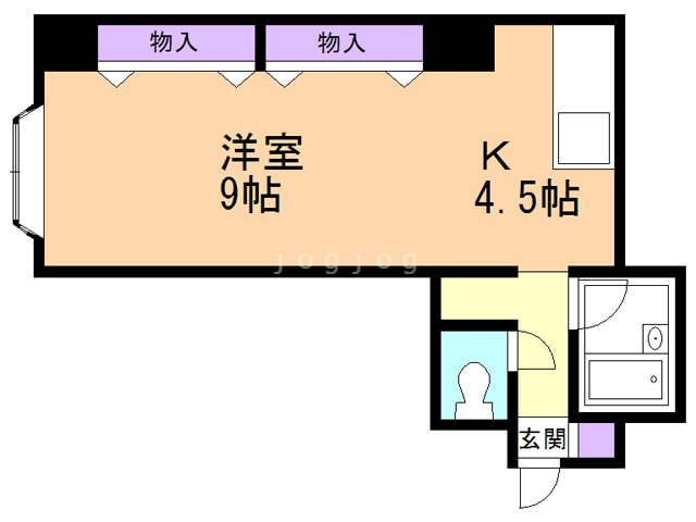 コート琴似の間取り