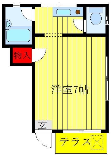 コーポ松本の間取り