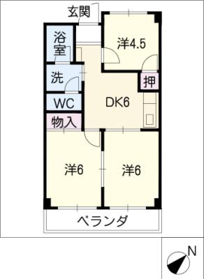 リンピアロマンＡの間取り