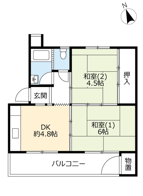 ＵＲ常盤平の間取り