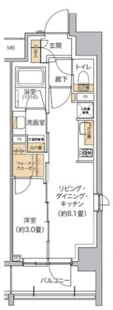 リビオメゾン東池袋の間取り