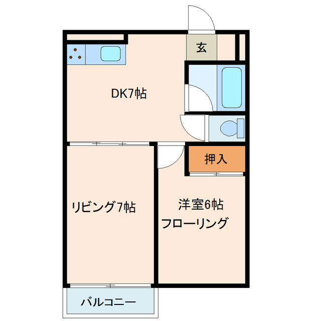 ホークの間取り