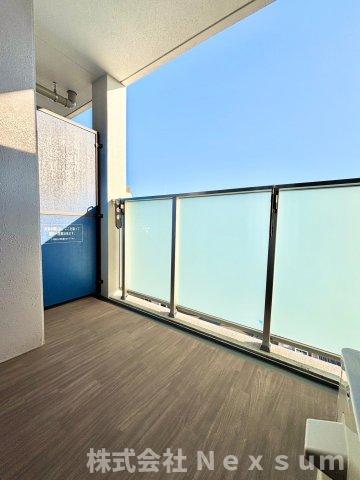 バルコニー　広々としたバルコニーです