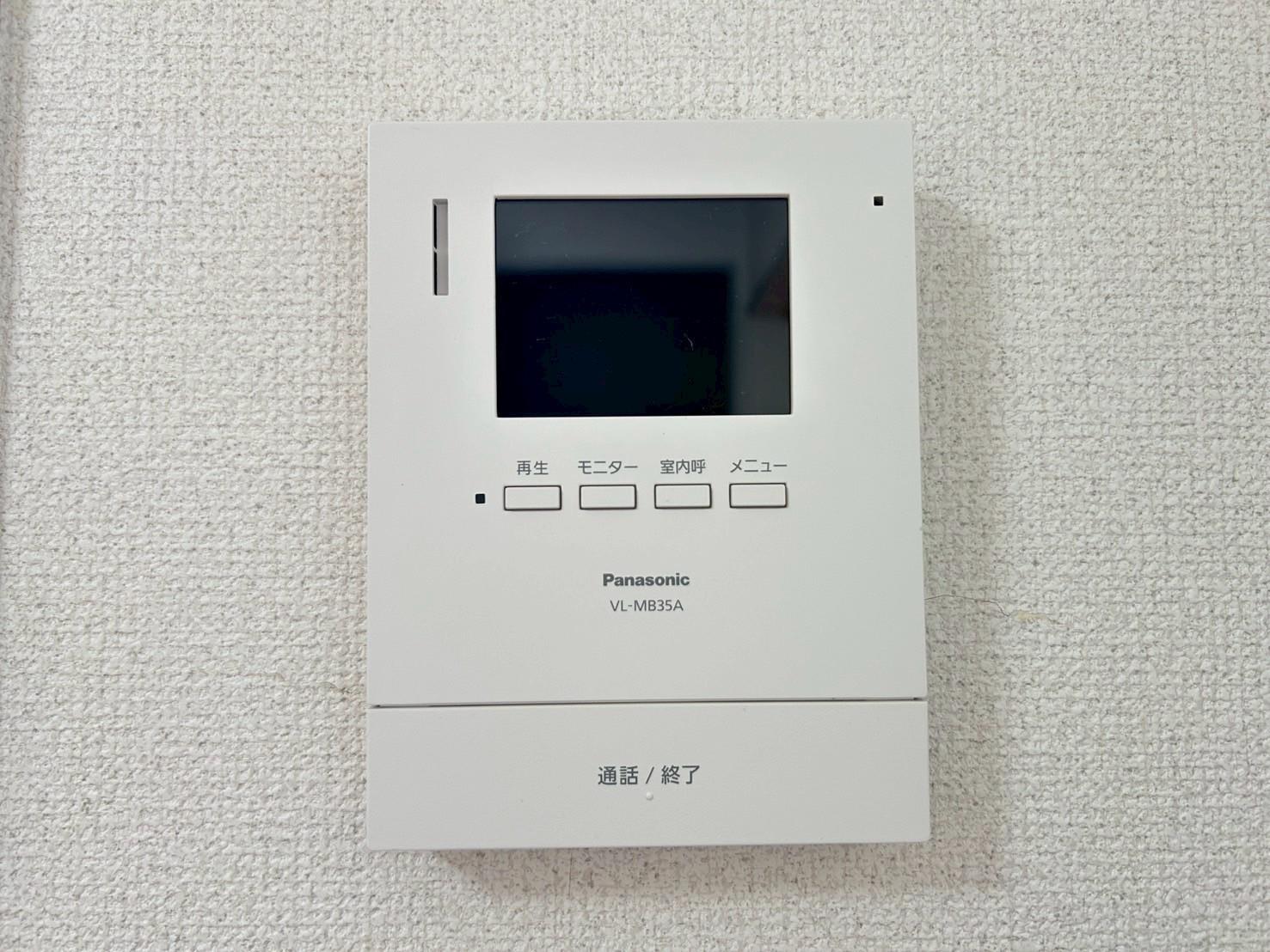 セキュリティ　モニタ付インターホン