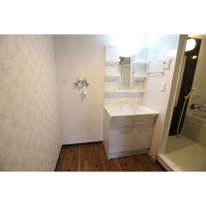 洗面設備　401号室室内写真参照(202号室は反転