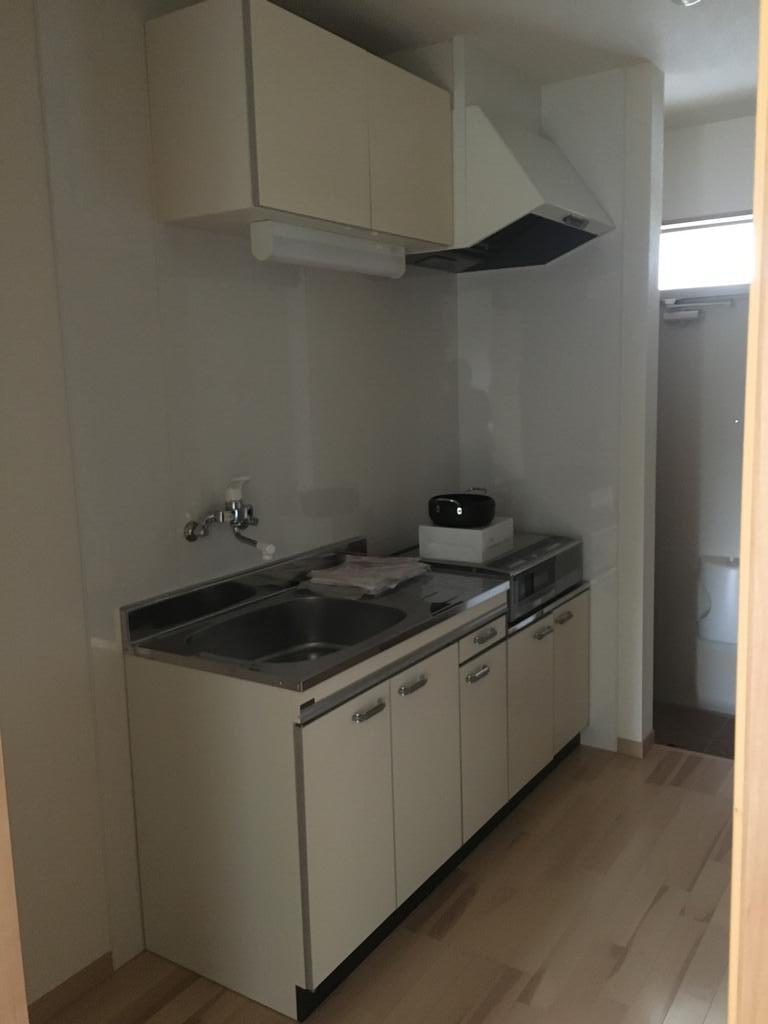 キッチン　2口IHクッキングヒーターを設置