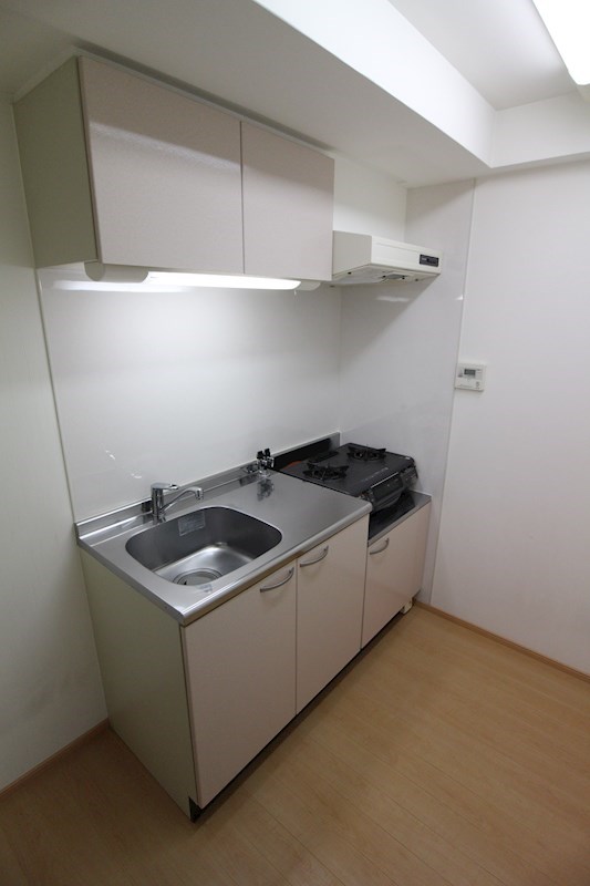 キッチン　配色がオシャレですね。