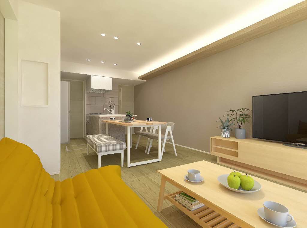 その他部屋・スペース　完成予想図／家具等は配置のイメージで物件に付属しておりません