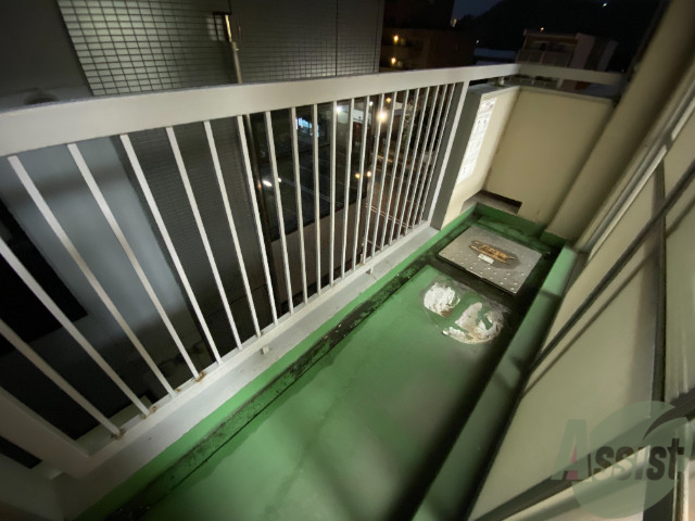 バルコニー　バルコニーが広々していて、お布団も干せますね。