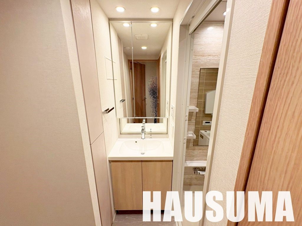 洗面設備　収納