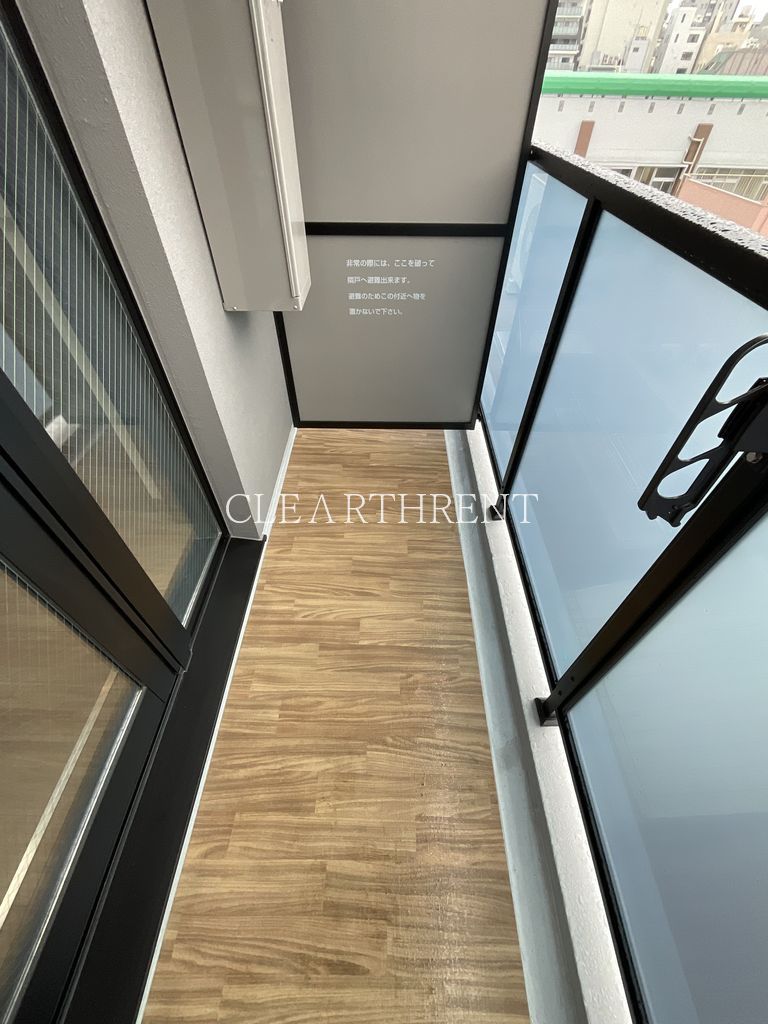 バルコニー　同タイプ別住戸写真となります。現況と異なる場合がございます。