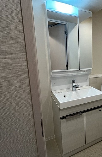 洗面設備　洗面所　※同タイプ別部屋2025.12新築未入居時撮影