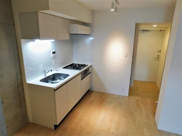 キッチン　■２口ガスコンロシステムキッチン■都市ガス