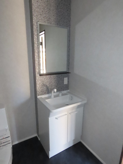 洗面設備　他号室のお写真です