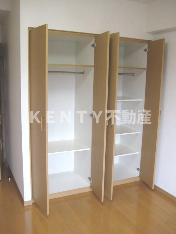 収納　大きなスペースがあり、収納には困りません