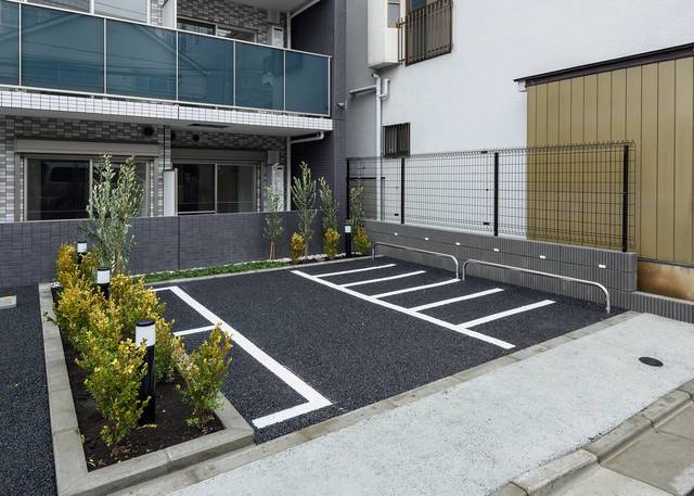 駐車場　駐車場完備です